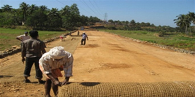 coir geotextiles in roads