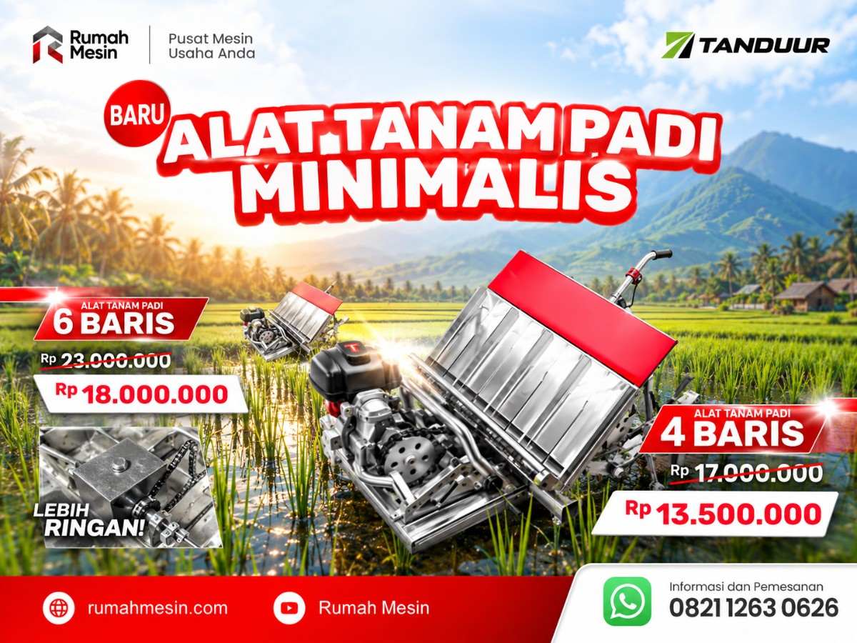 harga mesin tanam padi berkualitas