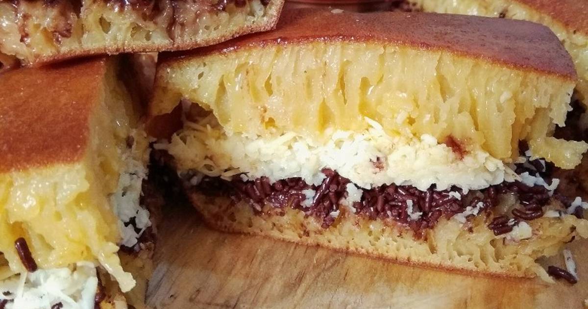 cara membuat adonan martabak bangka