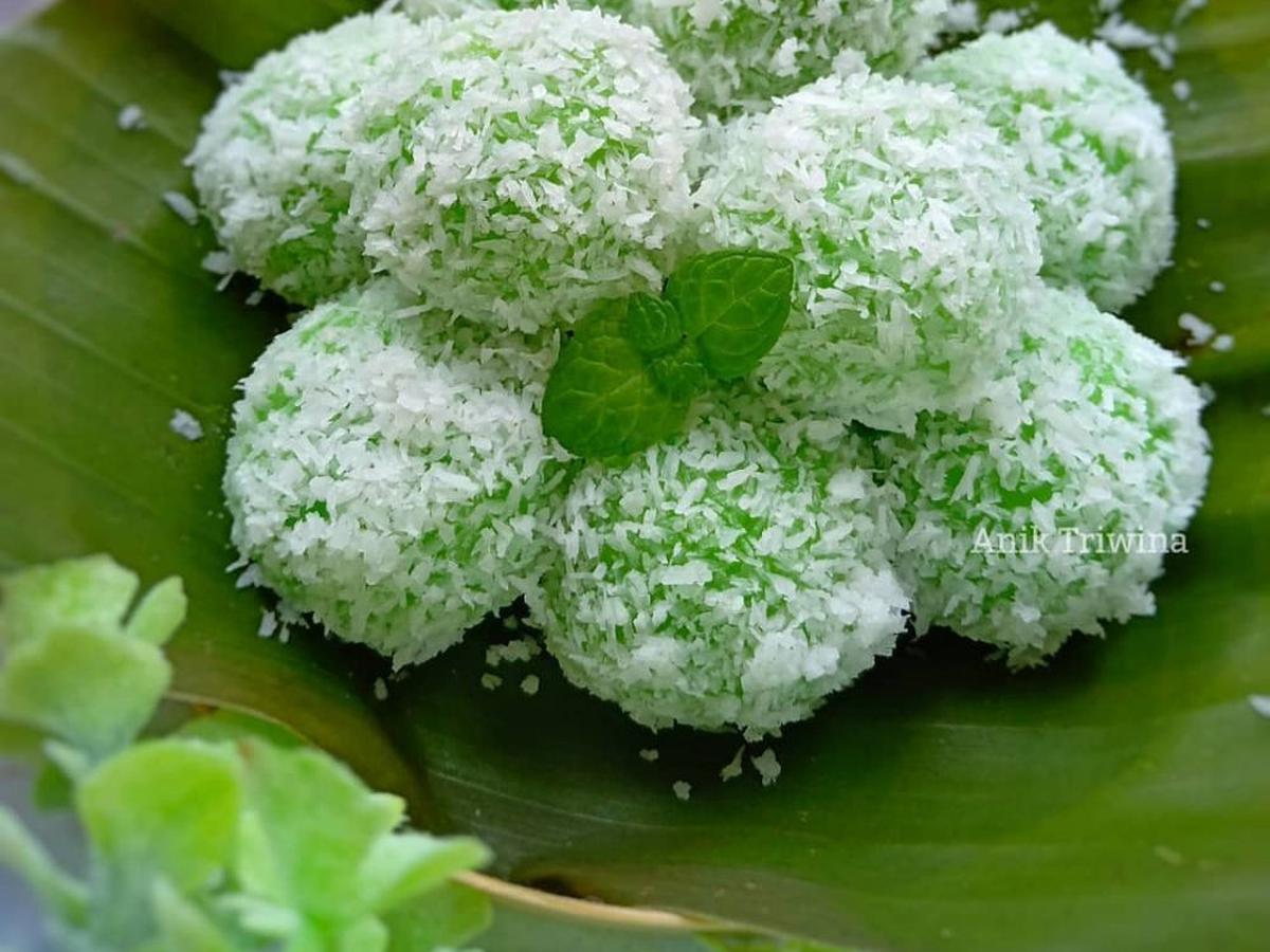 cara membuay klepon tanpa tepung beras