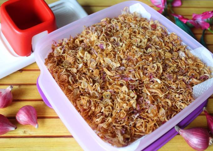 Buat bawang goreng tahan lama