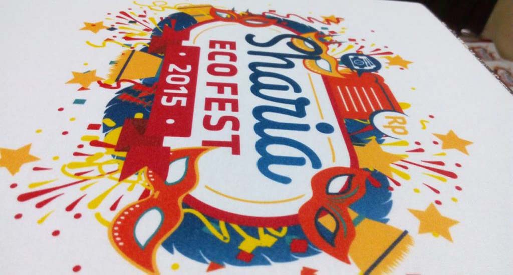 Kaos sablon full color