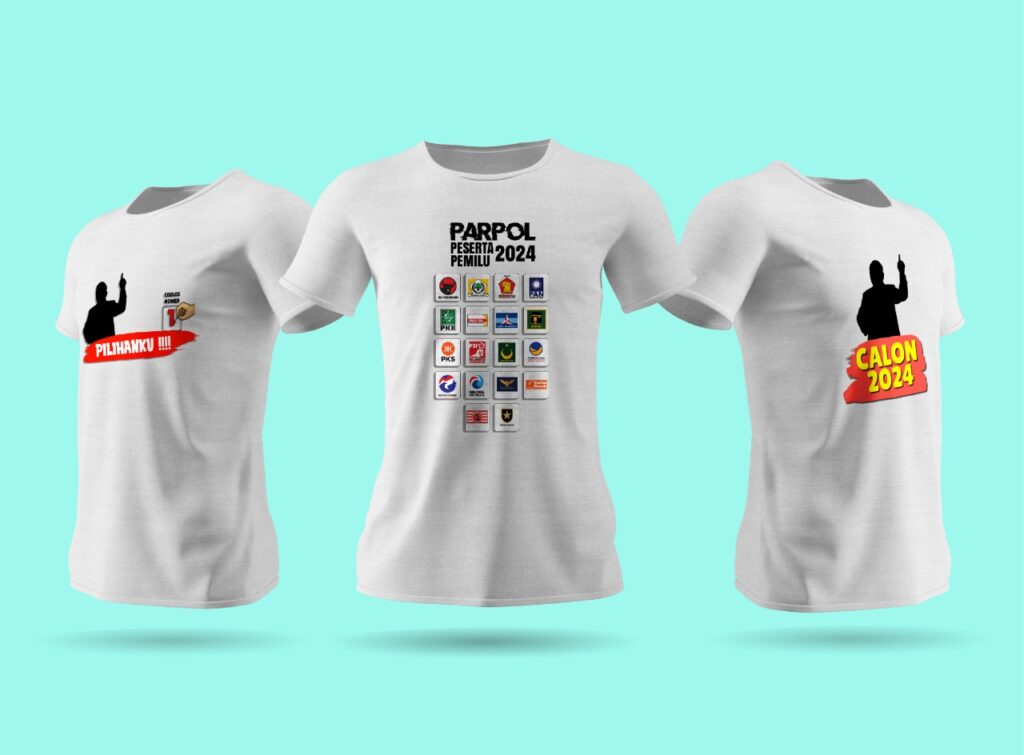 kaos partai murah samarinda