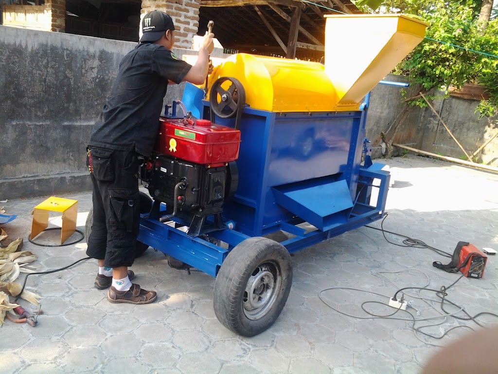cara merawat mesin pemipil jagung