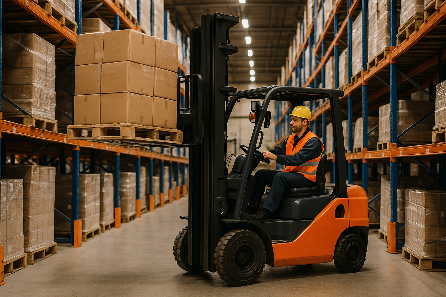 Cara Memindahkan Barang dengan Forklift agar Aman dan Efisien