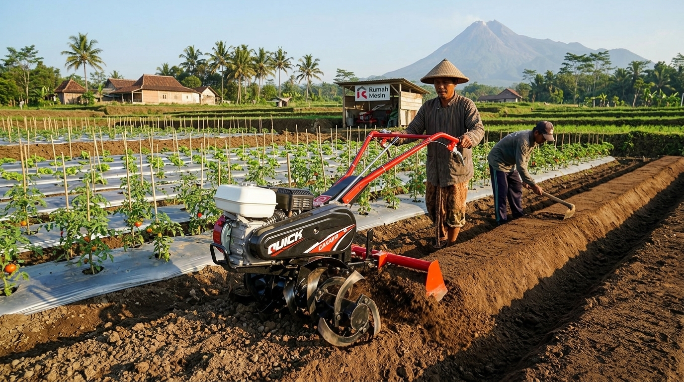 alat untuk membuat guludan tanaman