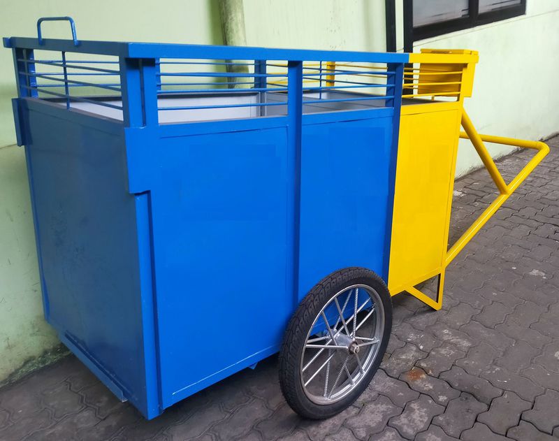 jenis roda untuk gerobak sampah